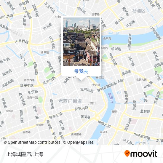 上海城隍庙地图