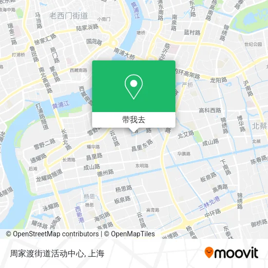 周家渡街道活动中心地图