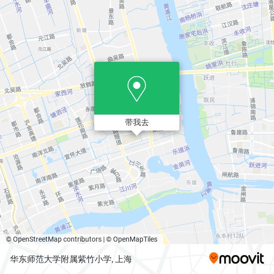 华东师范大学附属紫竹小学地图