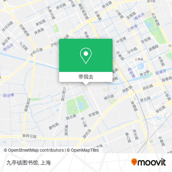 九亭镇图书馆地图