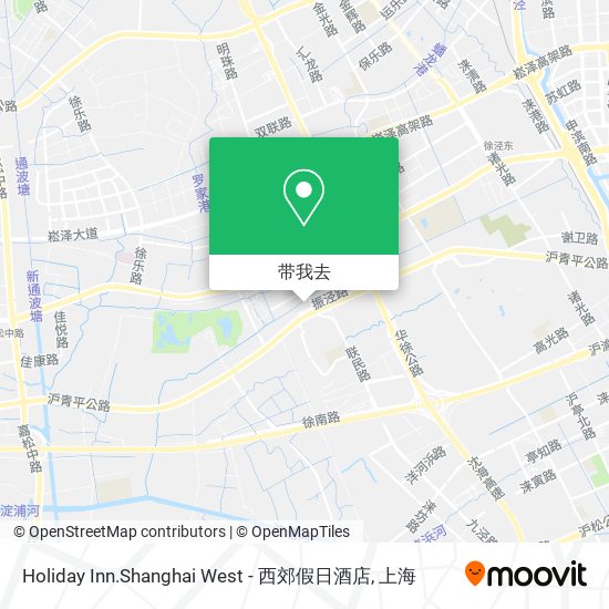 Holiday Inn.Shanghai West - 西郊假日酒店地图