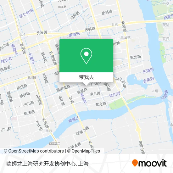 欧姆龙上海研究开发协创中心地图