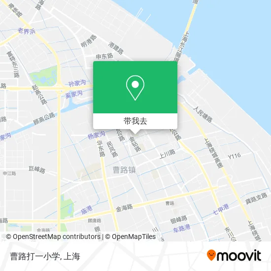 曹路打一小学地图