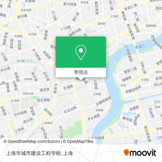 上海市城市建设工程学校地图