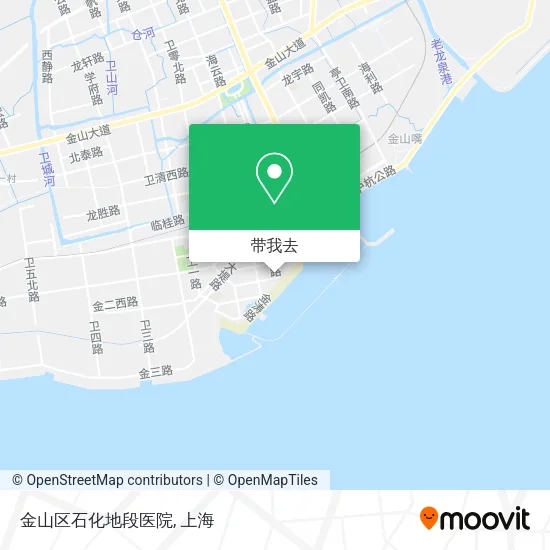金山区石化地段医院地图