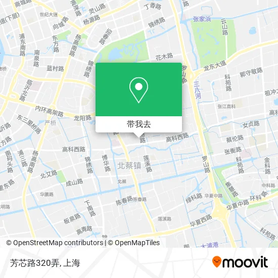 芳芯路320弄地图