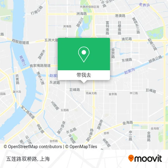 五莲路双桥路地图