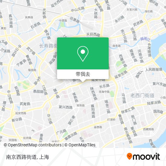 南京西路街道地图