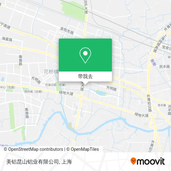 美铝昆山铝业有限公司地图
