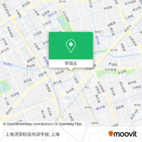上海消安职业培训学校地图