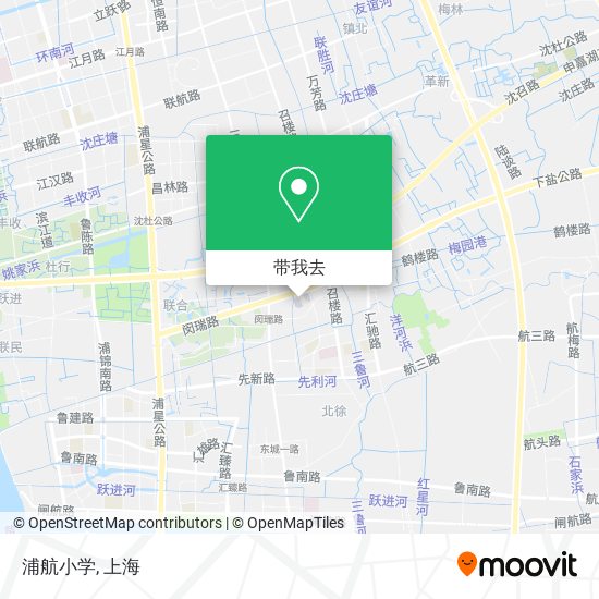 浦航小学地图