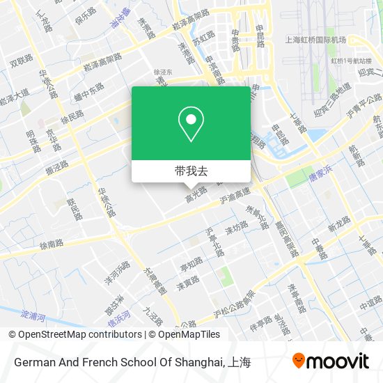 German And French School Of Shanghai地图