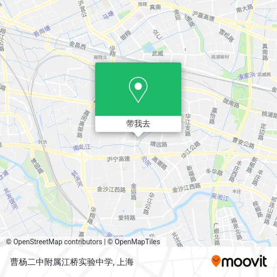曹杨二中附属江桥实验中学地图