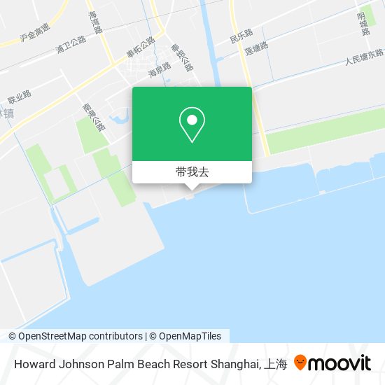 Howard Johnson Palm Beach Resort Shanghai地图