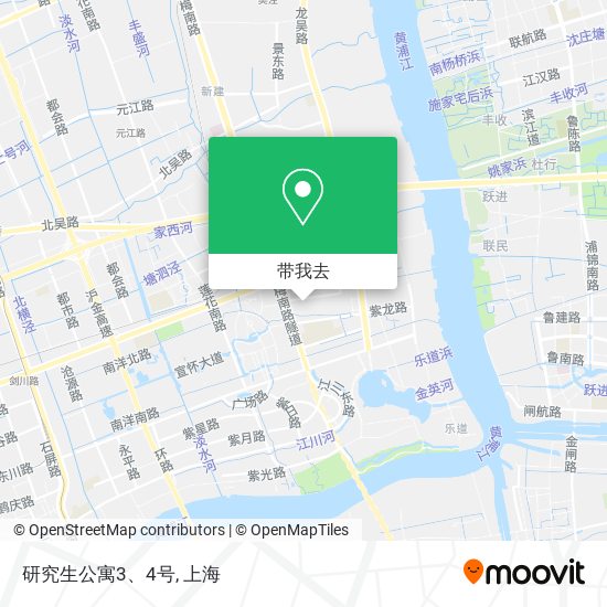 研究生公寓3、4号地图