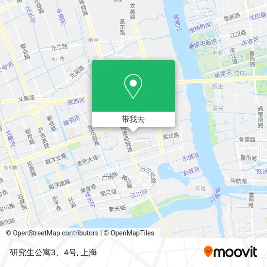 研究生公寓3、4号地图