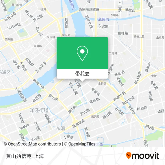 黄山始信苑地图