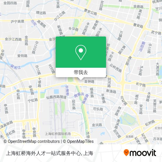 上海虹桥海外人才一站式服务中心地图