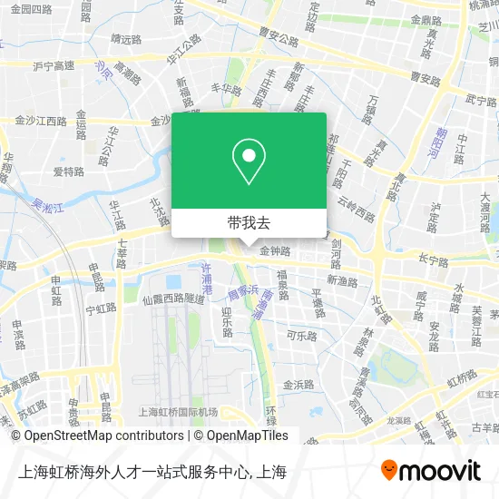 上海虹桥海外人才一站式服务中心地图