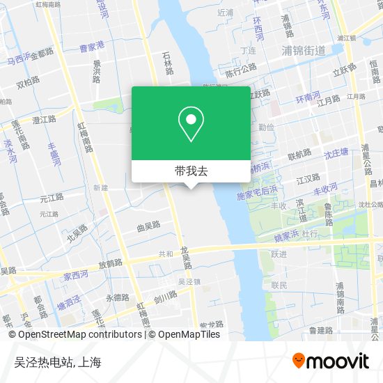 吴泾热电站地图