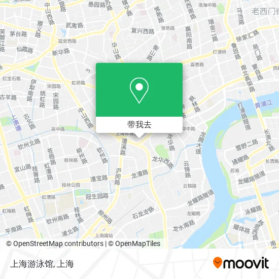 上海游泳馆地图