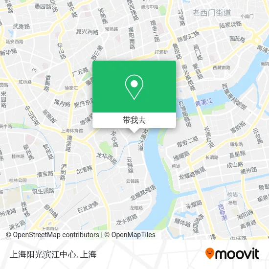 上海阳光滨江中心地图