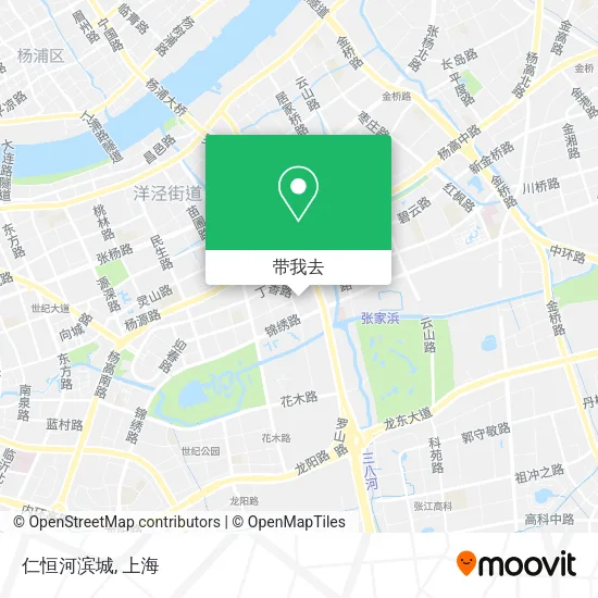 仁恒河滨城地图