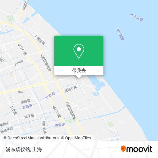 浦东殡仪馆地图