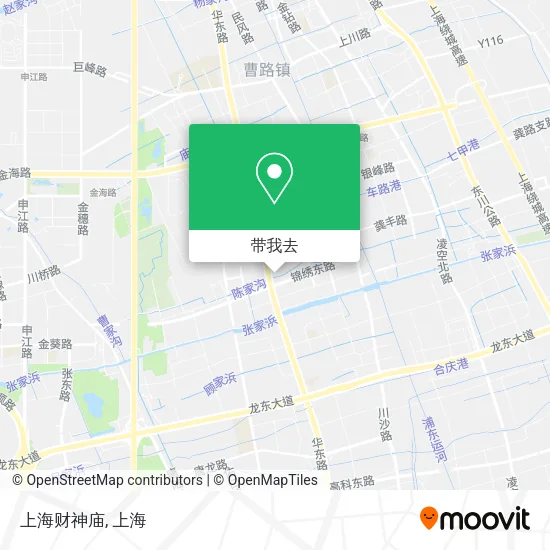 上海财神庙地图