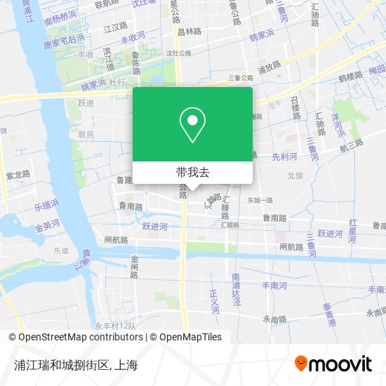 浦江瑞和城捌街区地图