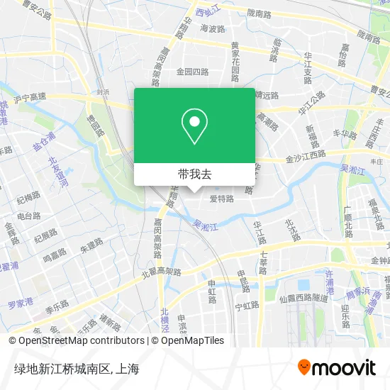 绿地新江桥城南区地图