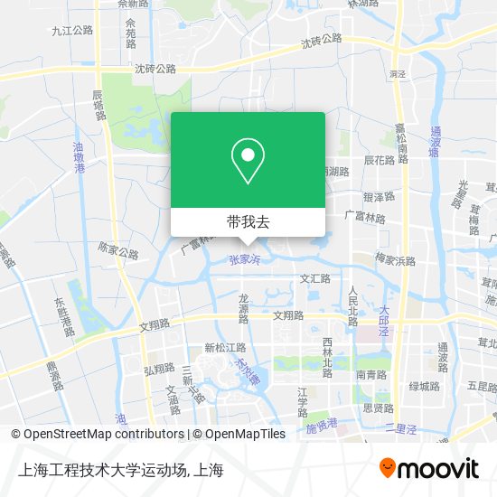 上海工程技术大学运动场地图