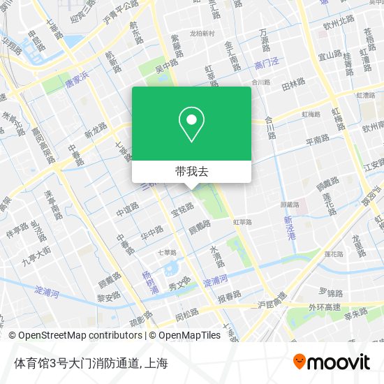 体育馆3号大门消防通道地图