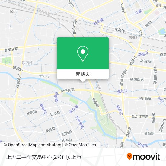 上海二手车交易中心(2号门)地图