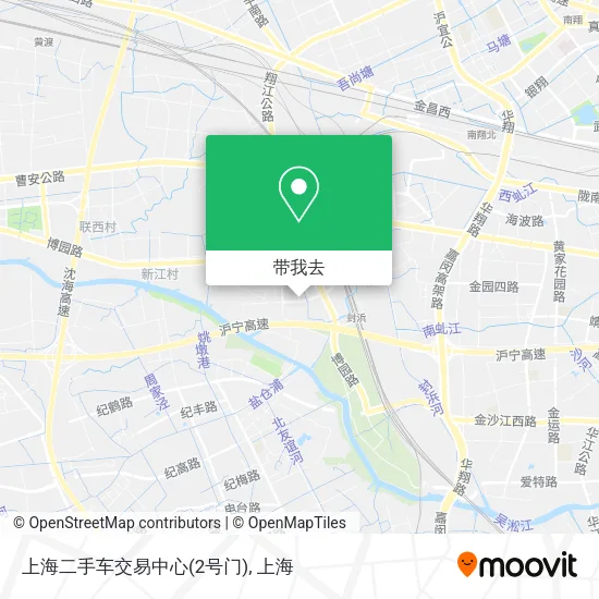 上海二手车交易中心(2号门)地图