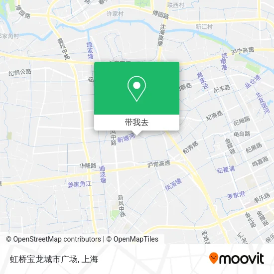 虹桥宝龙城市广场地图