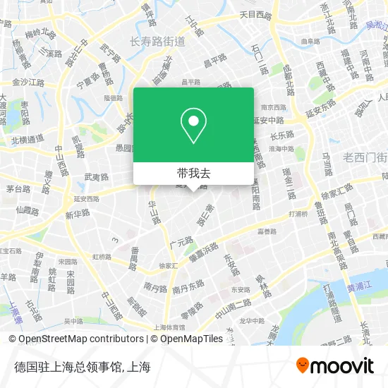 德国驻上海总领事馆地图