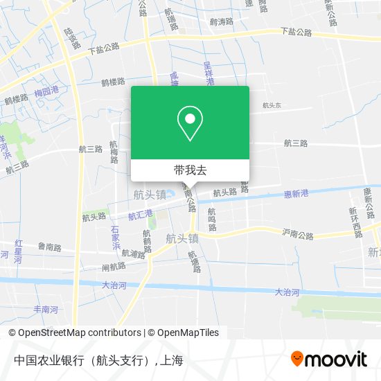 中国农业银行（航头支行）地图