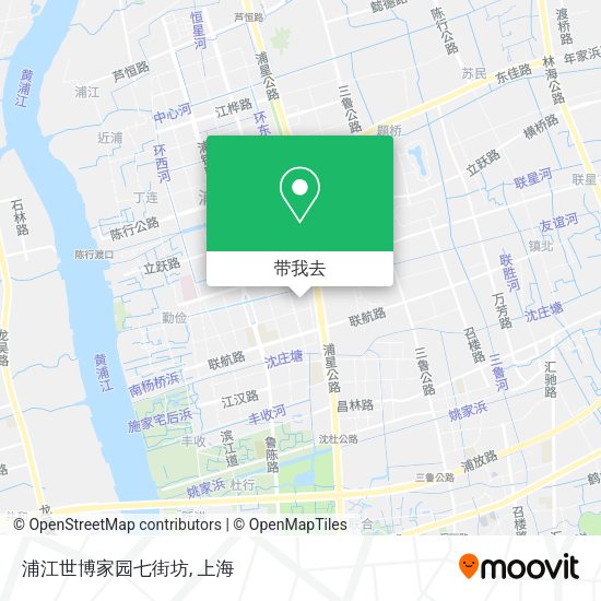浦江世博家园七街坊地图