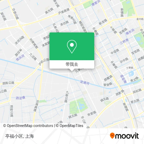 亭福小区地图