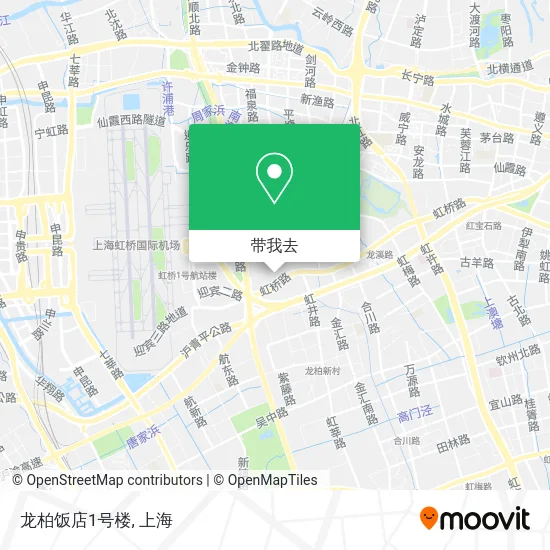 龙柏饭店1号楼地图