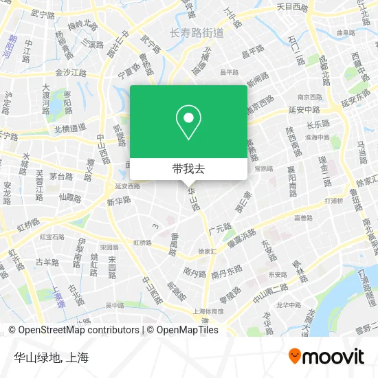 华山绿地地图