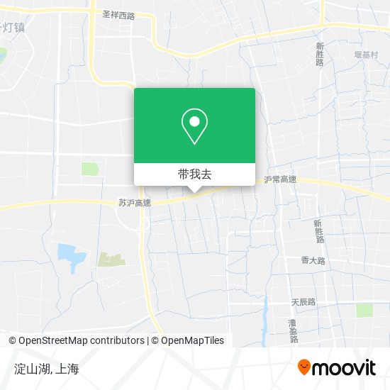 淀山湖地图