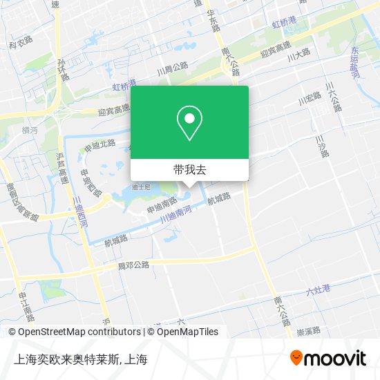 上海奕欧来奥特莱斯地图
