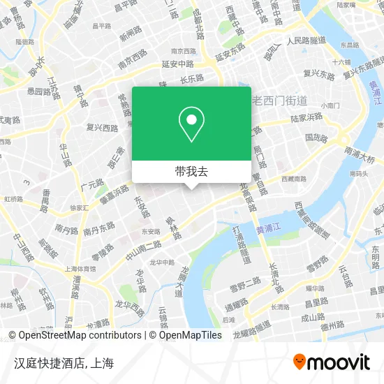 汉庭快捷酒店地图