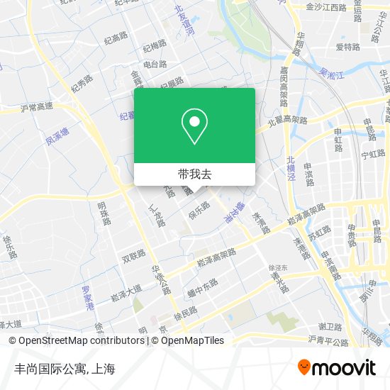 丰尚国际公寓地图
