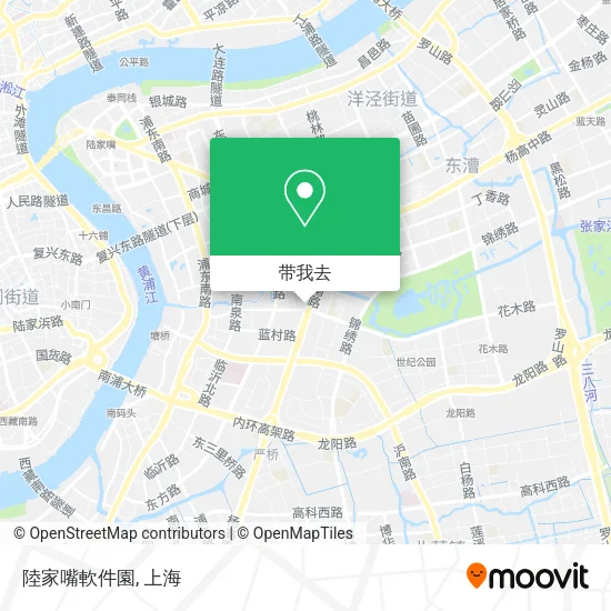 陸家嘴軟件園地图
