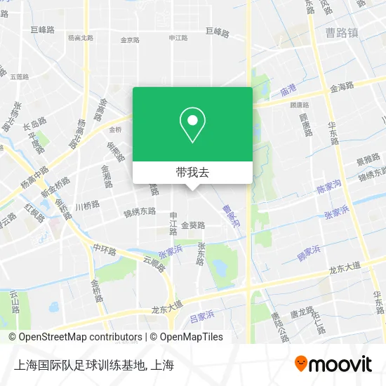 上海国际队足球训练基地地图
