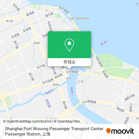 Shanghai Port Wusong Passenger Transport Center Passenger Station地图