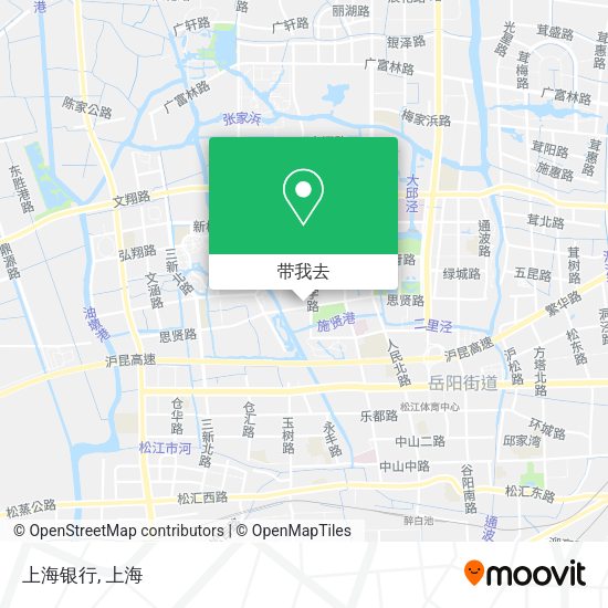 上海银行地图